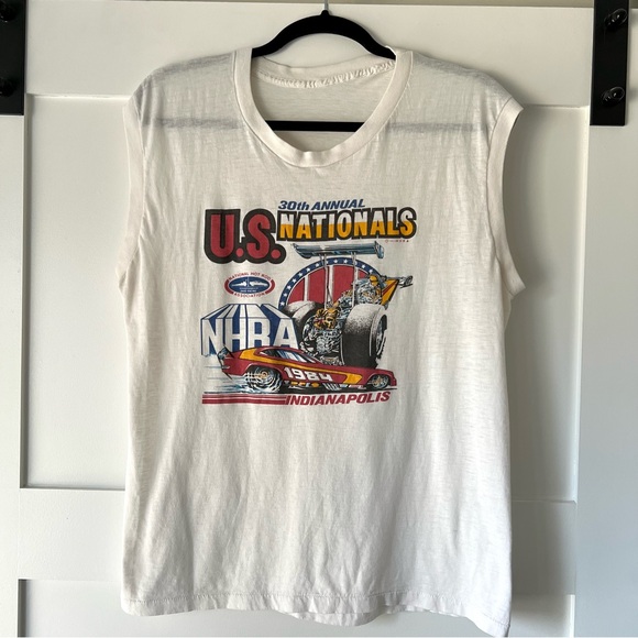 Other - Vintage 1984 NHRA Indianapolis U.S. Nationals Sleeveless T-shirt